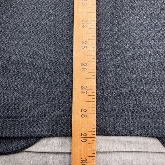 JCPenney Blazer Men 36 Gray Poly Texture Knit 60s 70s Suit Jacket VTG‎ USA - Picture 13 of 15